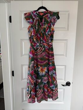 NWT THML The Plumeria Midi Dress